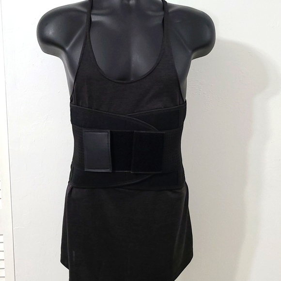 NWT Med Black Sports Waist Trainer, Burner, Shaper Body Belt - Picture 5 of 16